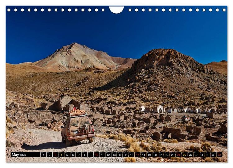 Produktbild: Bolivia Andean landscapes / UK-Version (Wall Calendar 2026 DIN A4 landscape), CALVENDO 12 Month Wall Calendar