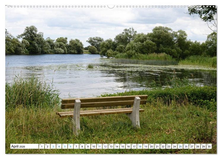 Produktbild: Ein Sommer im Havelland - Spaziergang entlang am Havelradweg (hochwertiger Premium Wandkalender 2026 DIN A2 quer), Kunstdruck in Hochglanz