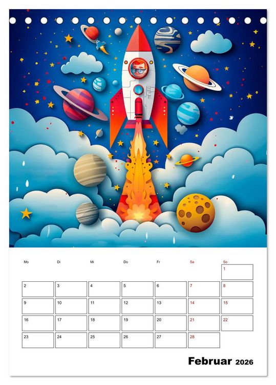 Produktbild: Traumjobs von Morgen - Der Zukunfts-Planer f&uuml;r gro&szlig;e Tr&auml;ume (Tischkalender 2026 DIN A5 hoch), CALVENDO Monatskalender