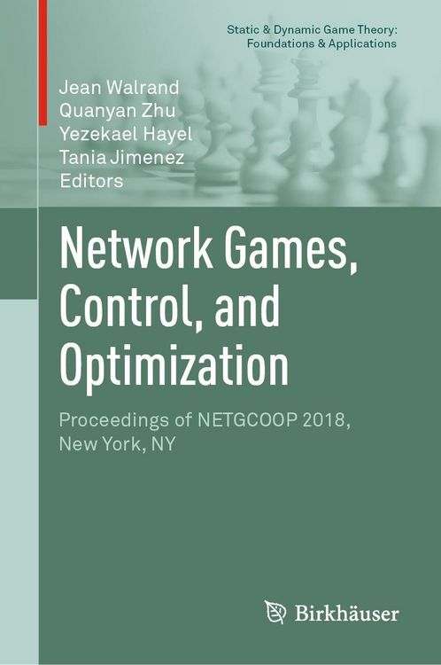 Produktbild: Network Games, Control, and Optimization