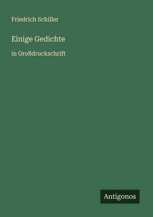 Produktbild: Einige Gedichte