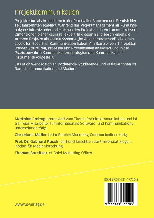 Produktbild: Projektkommunikation
