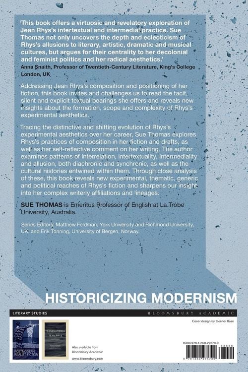 Produktbild: Jean Rhys's Modernist Bearings and Experimental Aesthetics