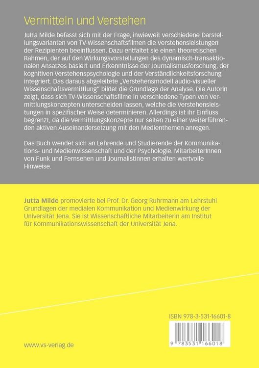 Produktbild: Vermitteln und Verstehen