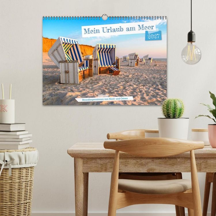 Produktbild: Mein Urlaub am Meer (Wandkalender 2027 DIN A3 quer), CALVENDO Monatskalender