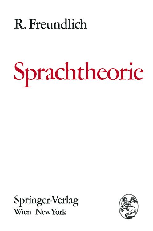 Produktbild: Sprachtheorie