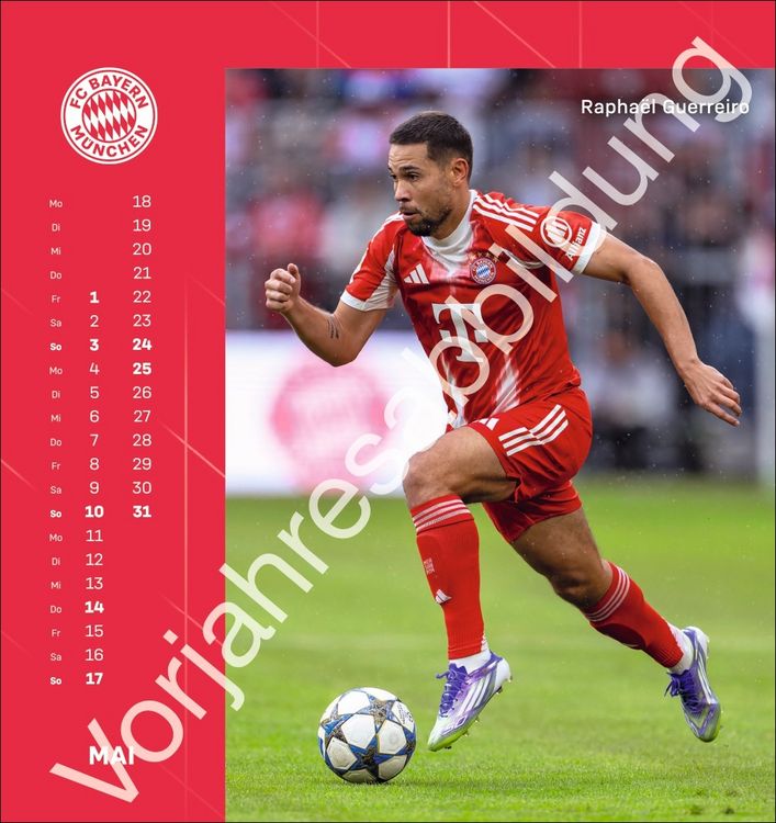 Produktbild: FC Bayern M&uuml;nchen Postkartenkalender 2027