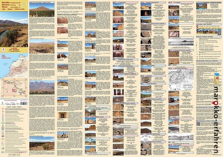Produktbild: N12: Agdz - Zagora - Vall&eacute;e du Dr&acirc;a - 1:120.000