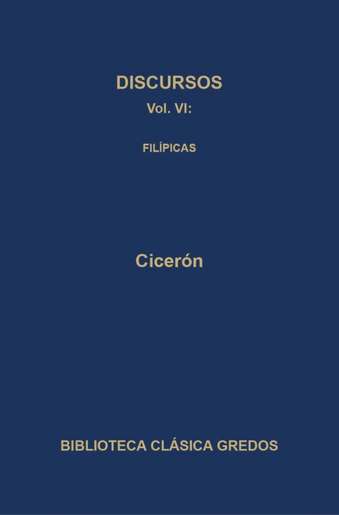 Produktbild: Discursos VI. Fil&iacute;picas