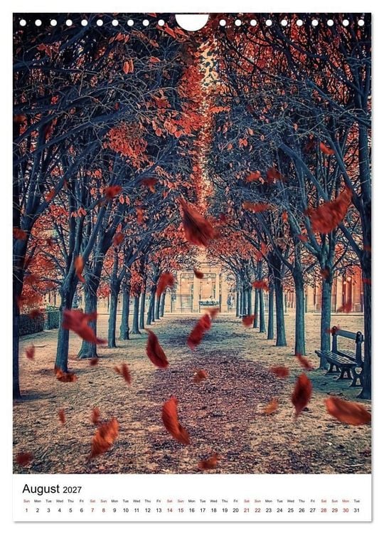 Produktbild: Wonders of Paris (Wall Calendar 2027 DIN A4 portrait), CALVENDO 12 Month Wall Calendar