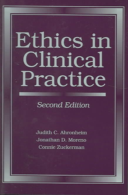 Produktbild: Ahronheim, J: Ethics in Clinical Practice