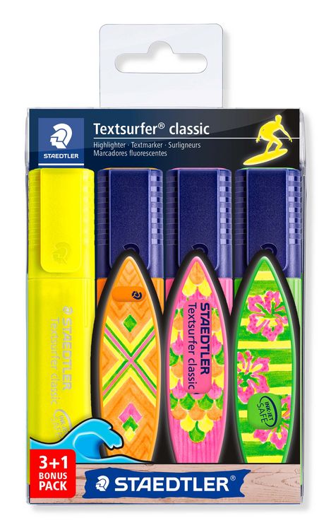 Produktbild: Textmarker Textsurfer&reg; classic 3+1 Promopack