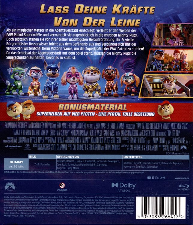 Produktbild: Paw Patrol: Der Mighty Kinofilm