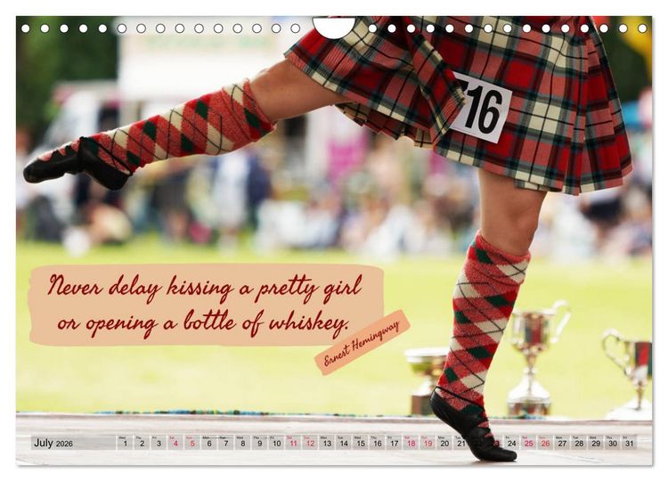 Produktbild: Wonderful Whisky Wisdom (Wall Calendar 2026 DIN A4 landscape), CALVENDO 12 Month Wall Calendar