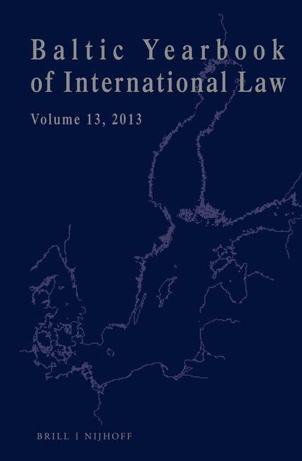 Produktbild: Baltic Yearbook of International Law, Volume 13 (2013)