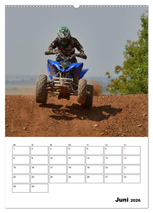 Produktbild: Motocross Terminplaner (hochwertiger Premium Wandkalender 2026 DIN A2 hoch), Kunstdruck in Hochglanz