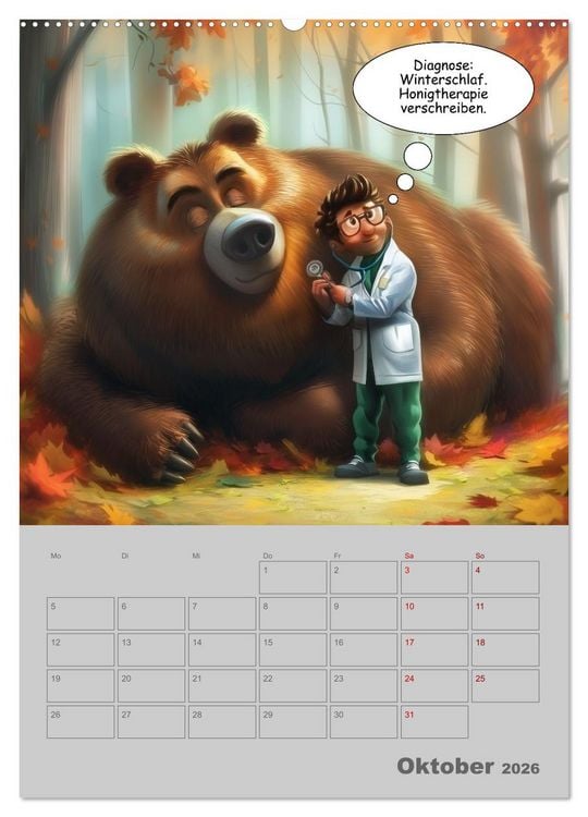 Produktbild: Ein Arzt f&uuml;r alle Felle (hochwertiger Premium Wandkalender 2026 DIN A2 hoch), Kunstdruck in Hochglanz