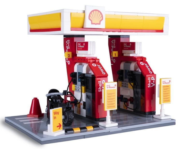 Produktbild: CaDA Shell Tankstelle Bricks