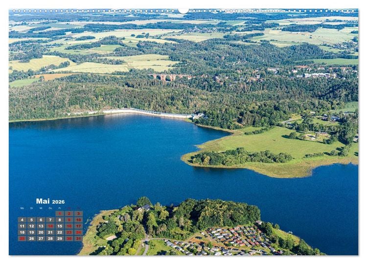 Produktbild: Vogtland - von Klingenthal bis G&ouml;ltzschtal (Wandkalender 2026 DIN A2 quer), CALVENDO Monatskalender