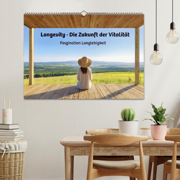 Produktbild: Longevity - Die Zukunft der Vitalit&auml;t (Wandkalender 2027 DIN A2 quer), CALVENDO Monatskalender