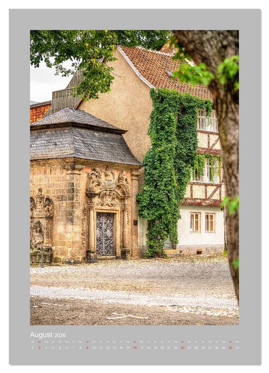 Produktbild: Quedlinburg - K&ouml;nigspfalz & Mitglied der Hanse (Wandkalender 2026 DIN A2 hoch), CALVENDO Monatskalender
