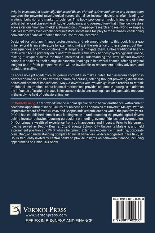 Produktbild: Why Do Investors Act Irrationally? Behavioral Biases of Herding, Overconfidence, and Overreaction