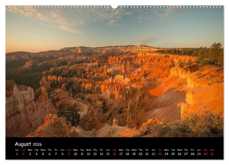 Produktbild: Beautiful Bryce Canyon (High Quality Premium Wall Calendar 2026 DIN A2 landscape),CALVENDO 12 Month Wall Calendar