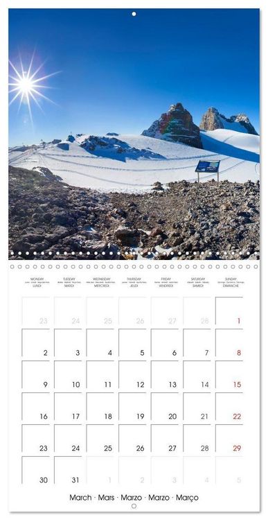 Produktbild: Kramer, C: Roof of the Alps (Wall Calendar 2026 12 &times; 12 Inch
