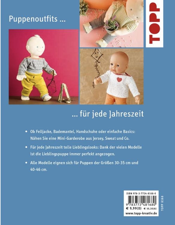 Produktbild: Puppenkleidung durch die Jahreszeiten (kreativ.kompakt.)