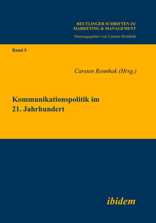 Produktbild: Kommunikationspolitik im 21. Jahrhundert
