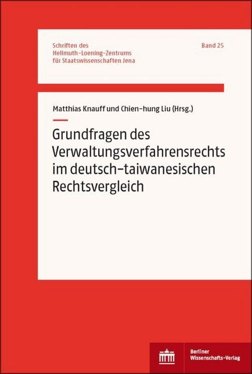 Produktbild: Grundfragen des Verwaltungsverfahrensrechts im deutsch-taiwanesischen Rechtsvergleich