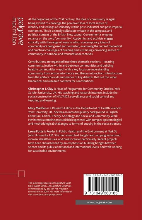 Produktbild: Towards Understanding Community