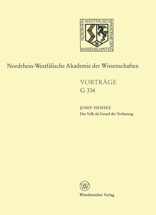 Produktbild: Das Volk als Grund der Verfassung