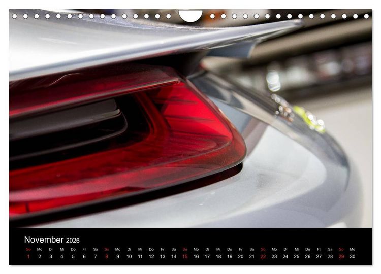 Produktbild: Heiligs Blechle - Porsche-Ikonen im Detail (Wandkalender 2026 DIN A4 quer), CALVENDO Monatskalender