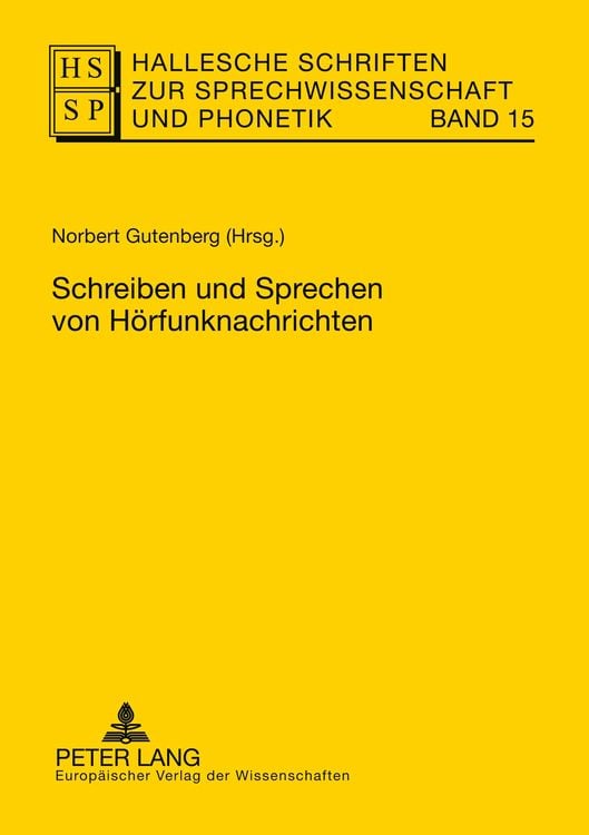 Produktbild: Schreiben und Sprechen von H&ouml;rfunknachrichten
