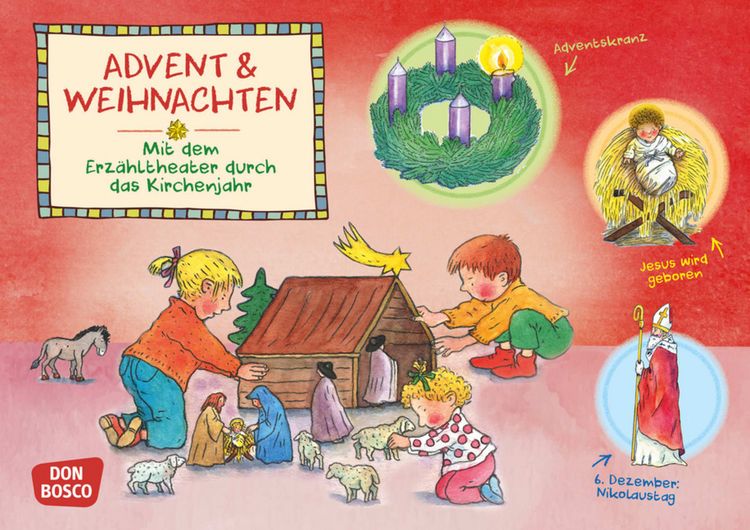 Produktbild: Advent und Weihnachten. Kamishibai Bildkartenset