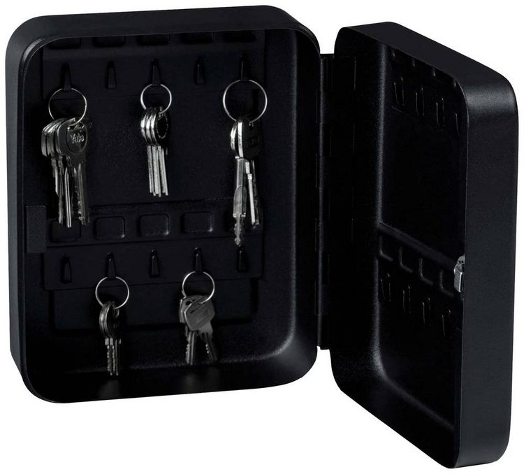 Produktbild: YALE Schl&uuml;sselkasten YKB/200/BB2 Anzahl Haken 20 Schwarz