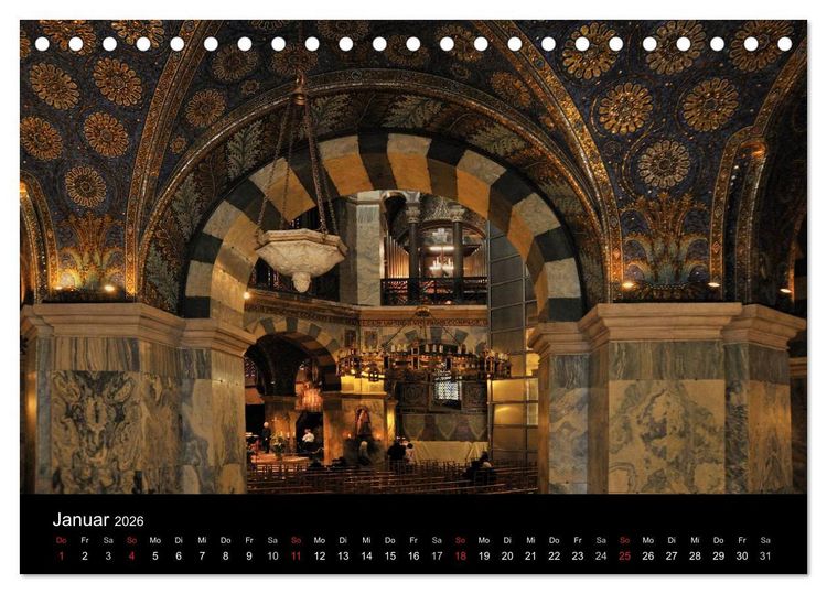 Produktbild: Orte des Glaubens (Tischkalender 2026 DIN A5 quer), CALVENDO Monatskalender