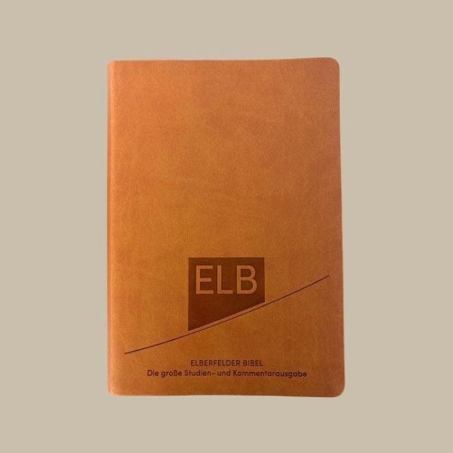Produktbild: Elberfelder Bibel. Die gro&szlig;e Studien- und Kommentarausgabe, Kunstleder Beige