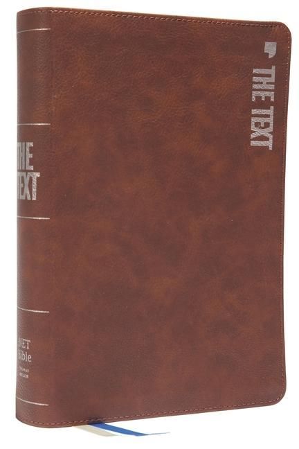 Produktbild: The Text Bible: Uncover the Message Between God, Humanity, and You (Net, Brown Leathersoft, Comfort Print)