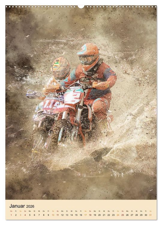 Produktbild: Motocross - Sport der Extreme (hochwertiger Premium Wandkalender 2026 DIN A2 hoch), Kunstdruck in Hochglanz
