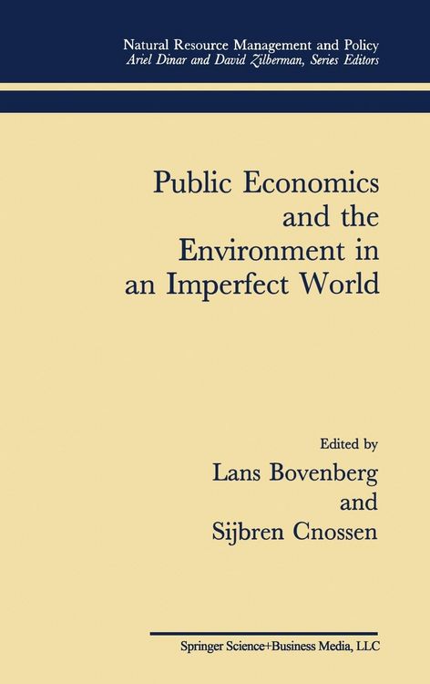 Produktbild: Public Economics and the Environment in an Imperfect World