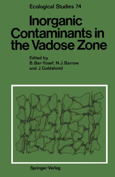 Produktbild: Inorganic Contaminants in the Vadose Zone
