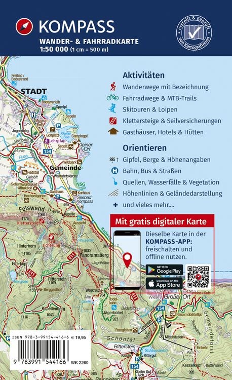 Produktbild: KOMPASS Wanderkarten-Set 2260 Azoren (2 Karten) 1:50.000