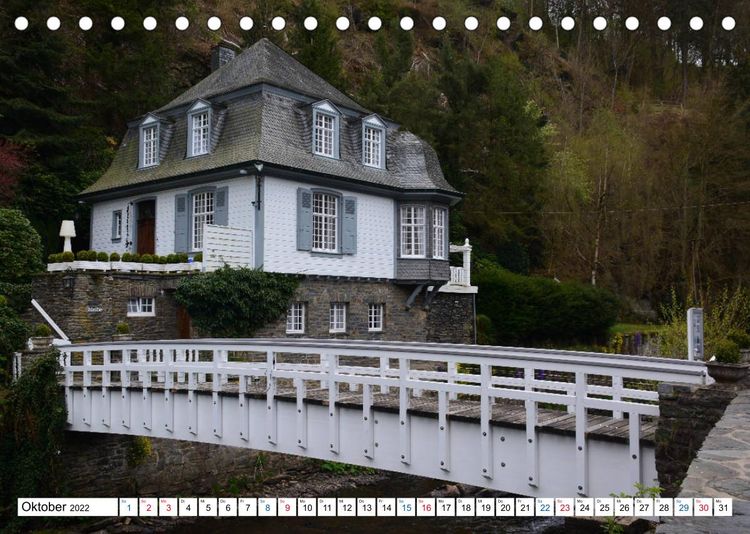 Produktbild: Monschau - Fachwerkidylle in der Eifel (Tischkalender 2022 DIN A5 quer)