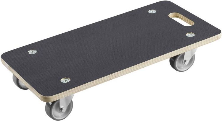 Produktbild: Metafranc WU0822010 Transportroller PU, Polypropolene (PP) Traglast (max.): 200 kg 590 mm x 290 mm x 110 mm Anzahl Lenkrollen 4