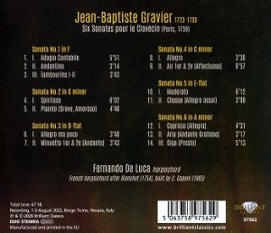 Produktbild: Gravier:Six Sonates pour le Clavecin