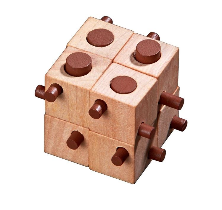 Produktbild: Philos 6922 - Holzpuzzle-Sortiment, mit 10 unterschiedlichen Knobelspielen
