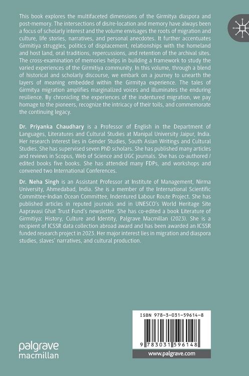 Produktbild: Girmitiya Culture and Memory