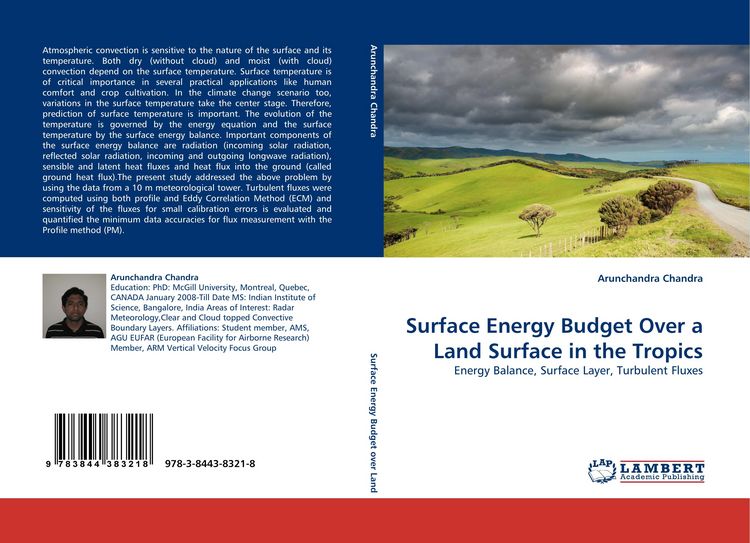 Produktbild: Surface Energy Budget Over a Land Surface in the Tropics